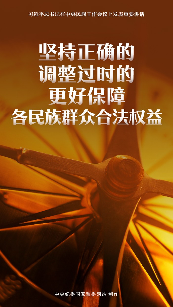 海报｜以铸牢中华民族共同体意识为主线 推动新时代党的民族工作高质量发展